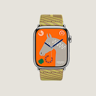 Series 8 case & Band Apple Watch Hermes Single Tour 45 mm Jumping